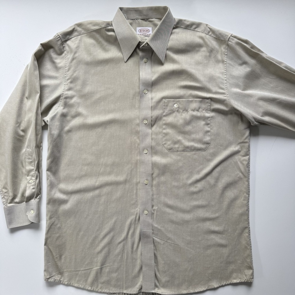 ETON of Sweden Etastar Button Up Long Sleeve Dress Shirt Mens 41 16 in Vintage‎